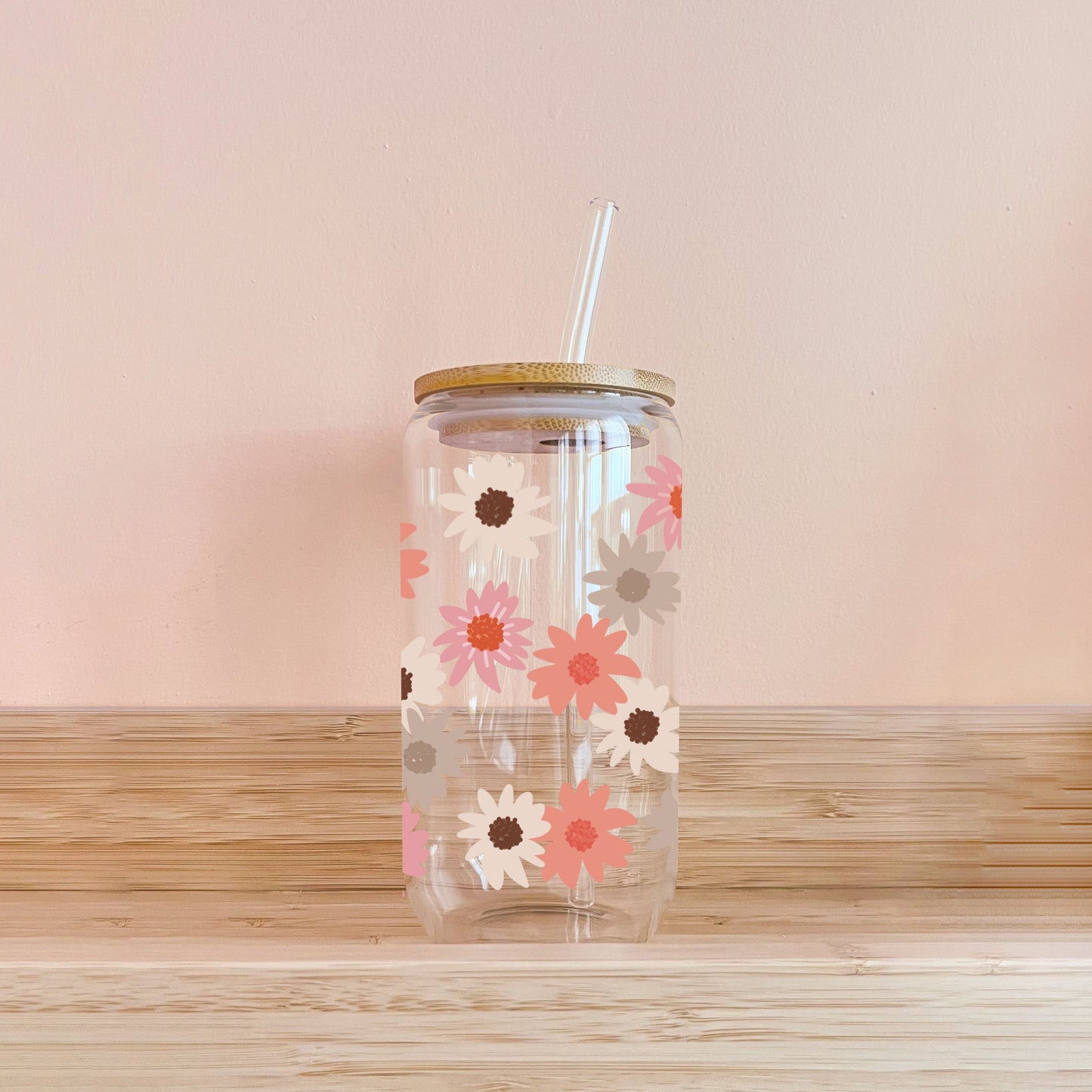Verre boho - pensées d'automne MÖMYboutique