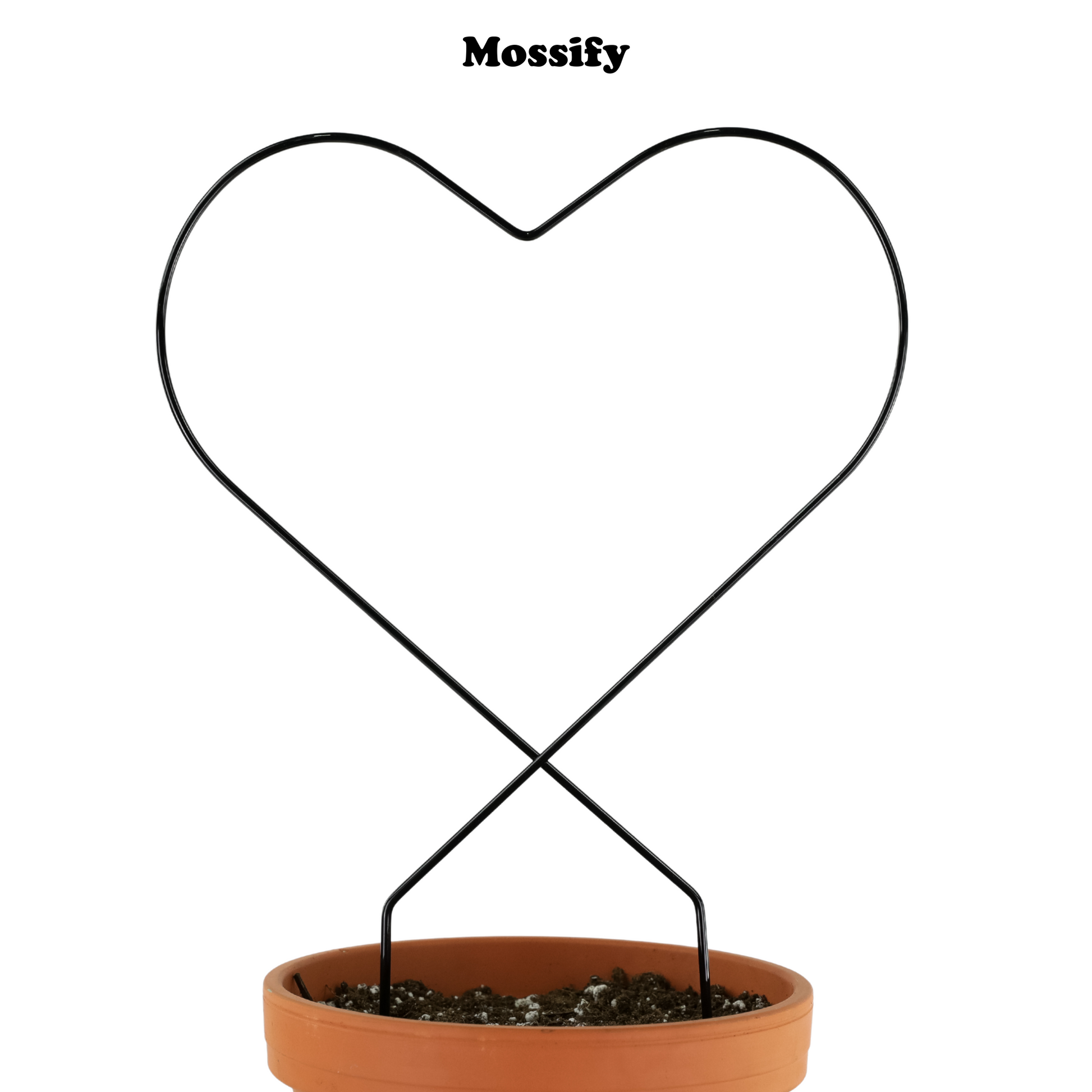 Heart "Give Love" Metal Trellis Mossify