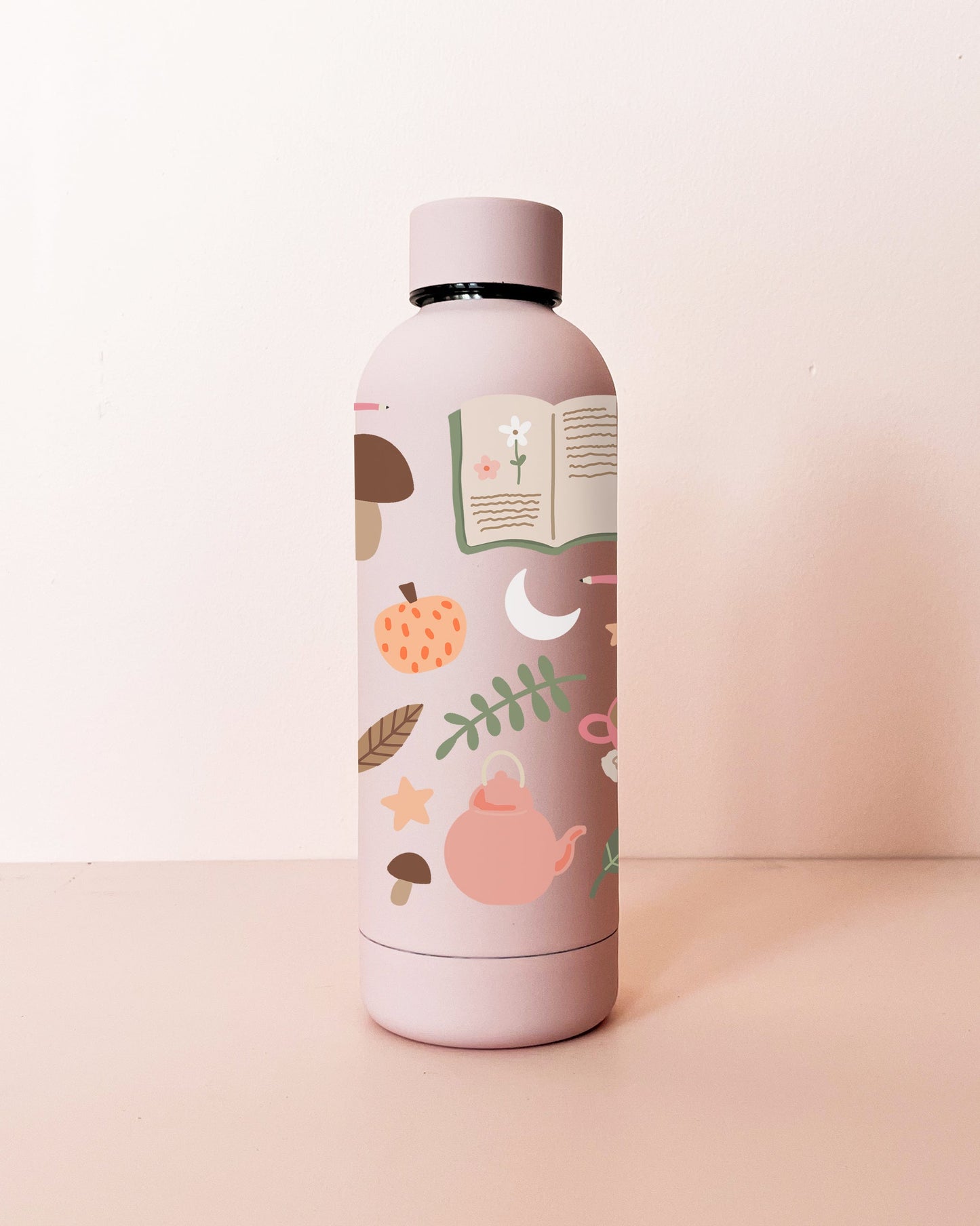 Bouteille en acier inox 17oz - rose pâle Club de lecture MÖMYboutique