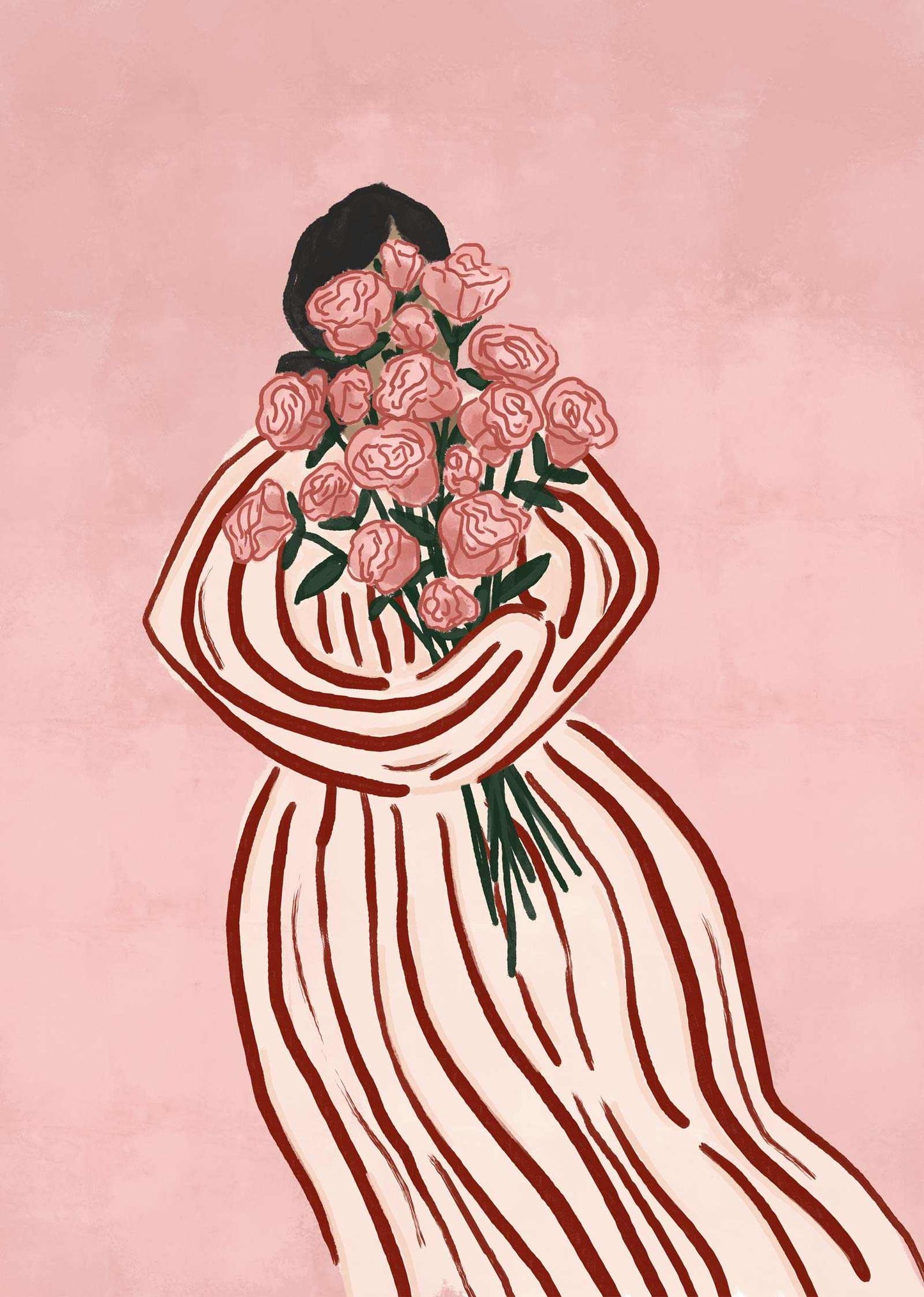 Bouquet of Flowers Art Print Mimi & August