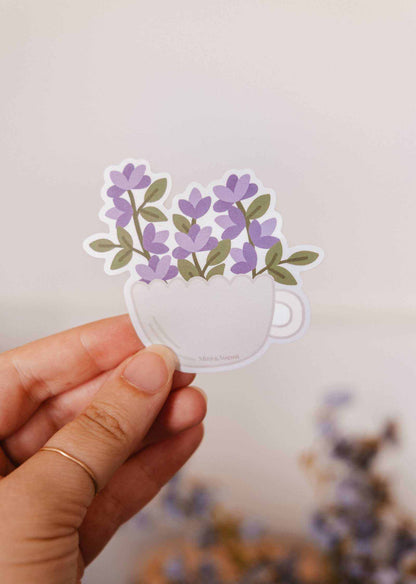 Bloom Cup - Vinyl Sticker Mimi & August