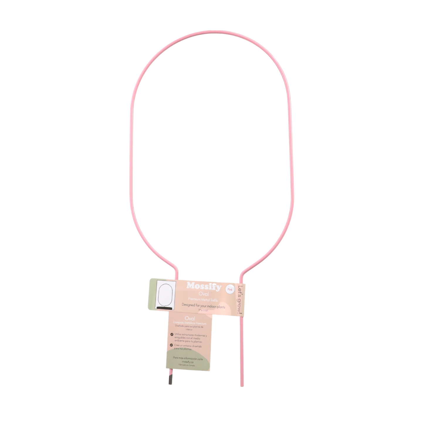 "Oval" Metal Trellis Mossify