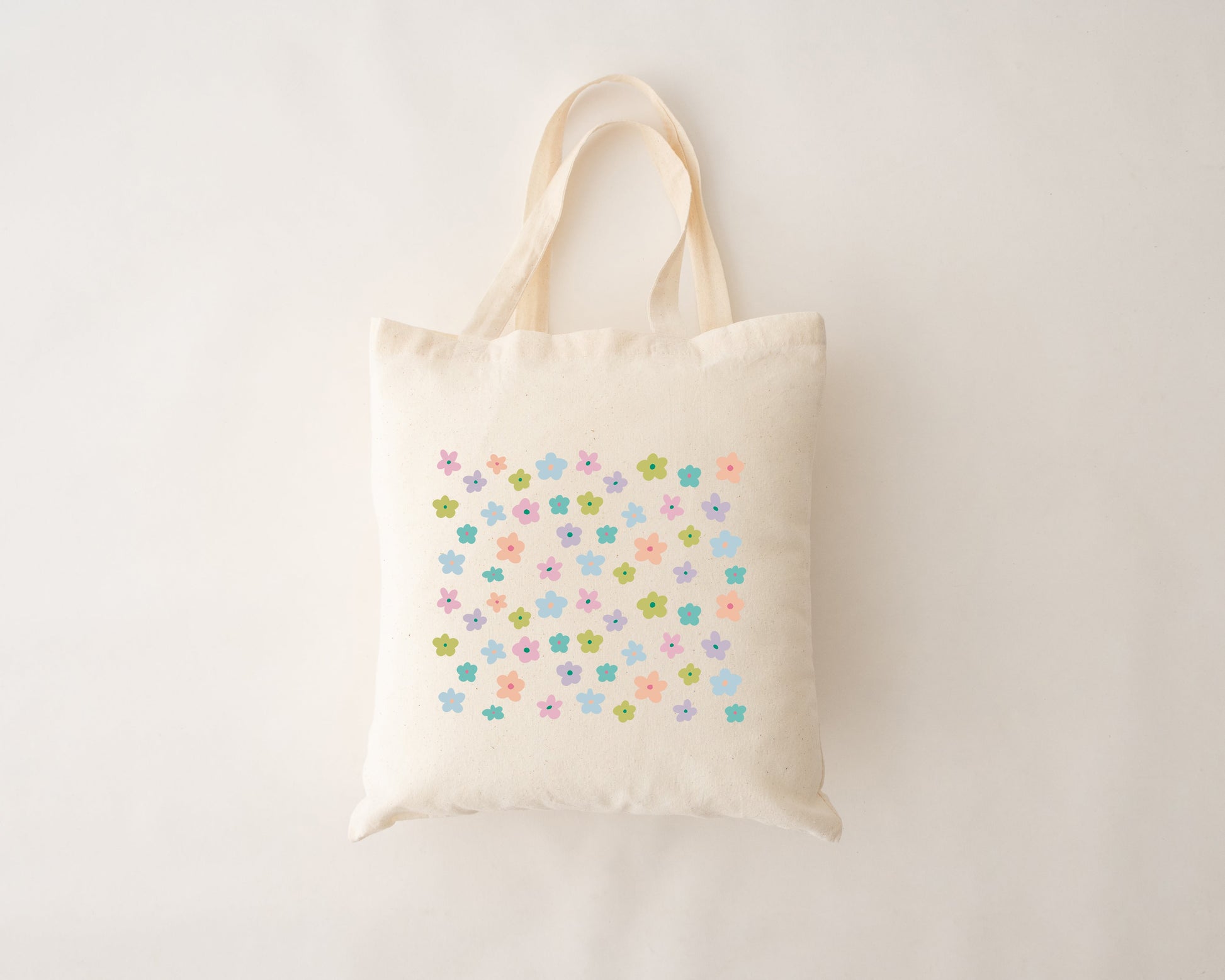 Sac réutilisable - fleurs pastel MÖMYboutique