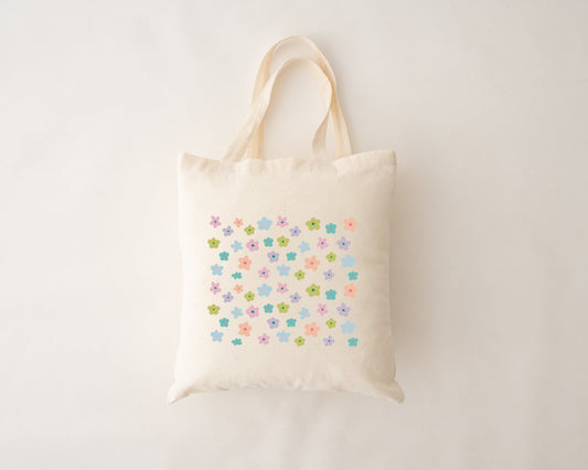 Sac réutilisable - fleurs pastel MÖMYboutique