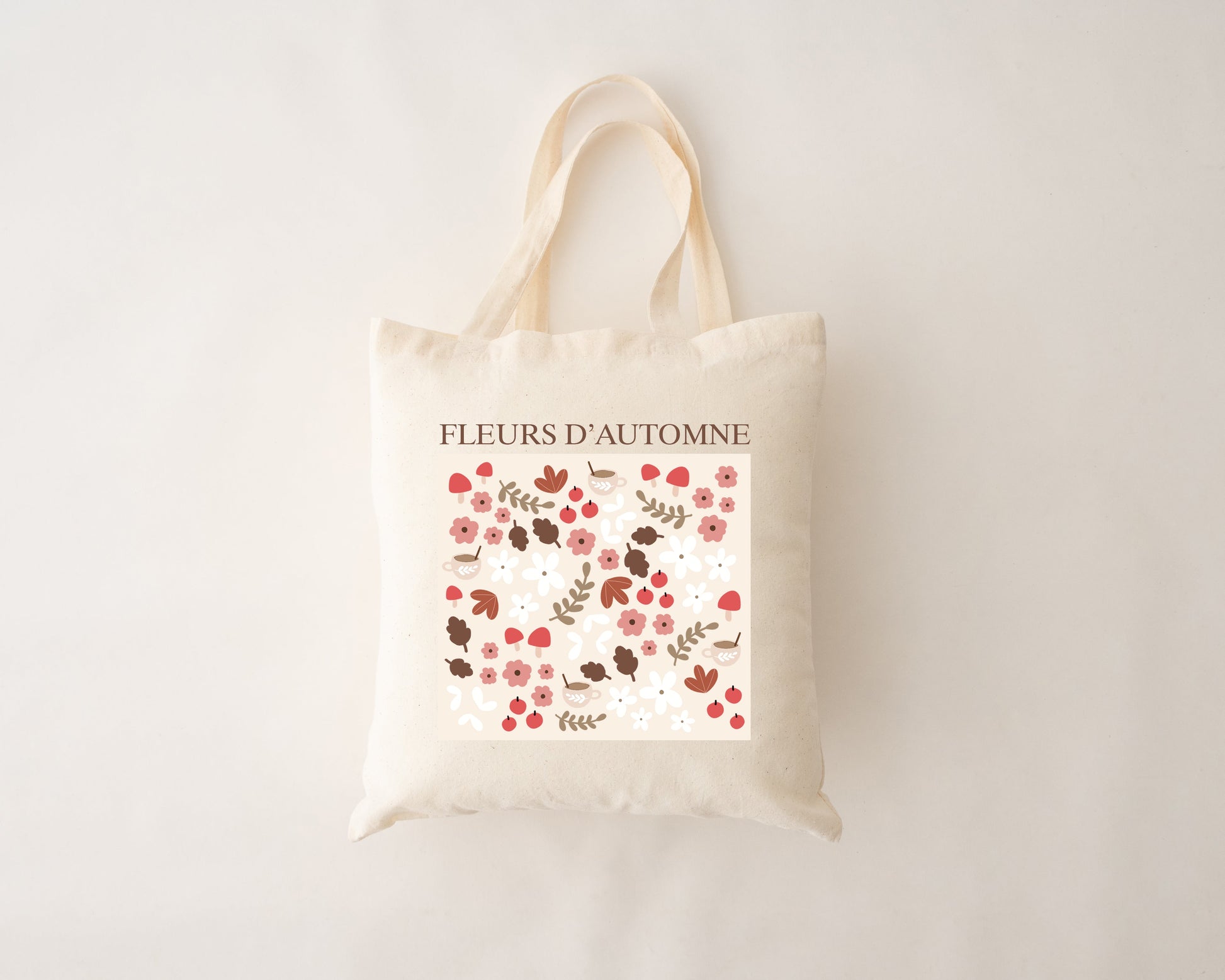 Sac réutilisable - fleurs d'automne MÖMYboutique