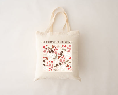 Sac réutilisable - fleurs d'automne MÖMYboutique