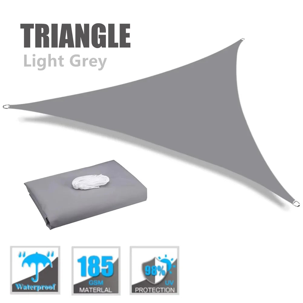 Toile d’Ombre Triangulaire gris pale