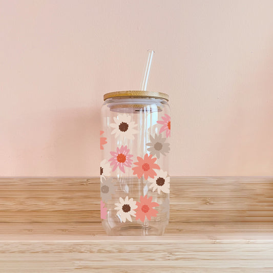Verre boho - pensées d'automne MÖMYboutique