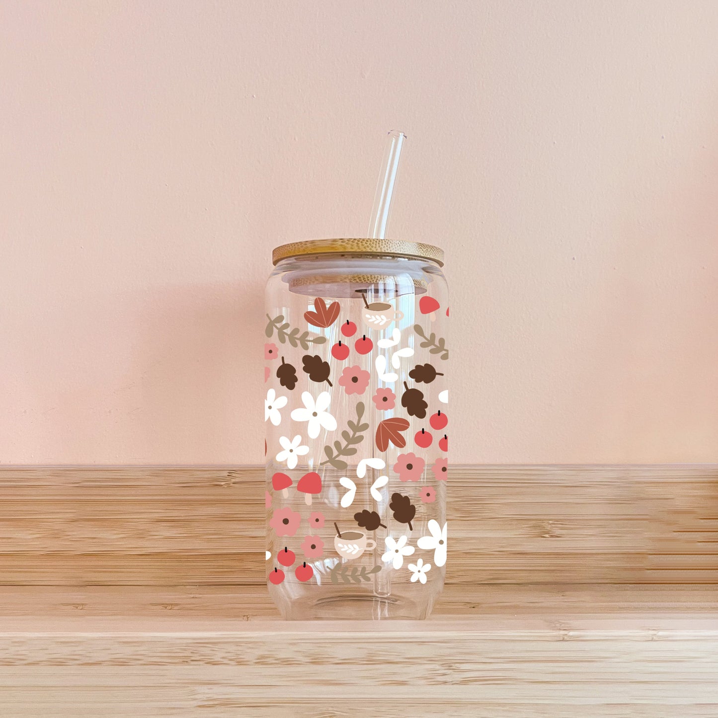 Verre boho - mosaïque d'automne MÖMYboutique
