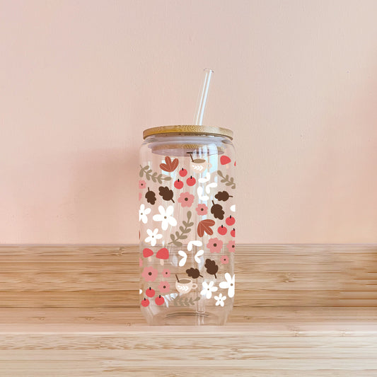 Verre boho - mosaïque d'automne MÖMYboutique