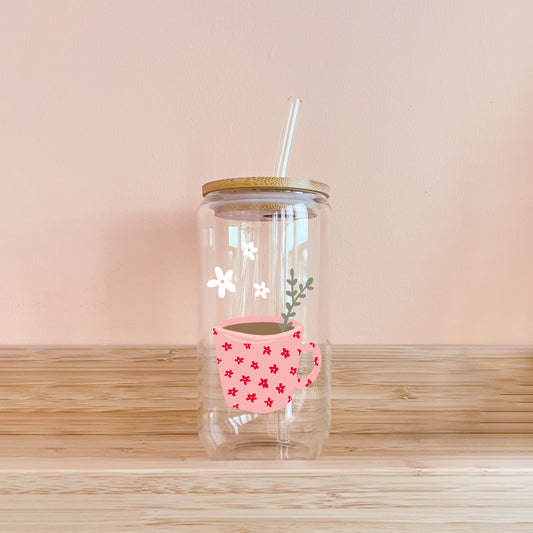 Verre boho - tasse de café rose MÖMYboutique