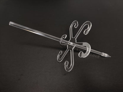 Plant Stem Holder - 6 Arms For Supporting Petioles The Plant Puddle