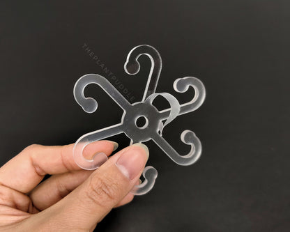 Plant Stem Holder - 6 Arms For Supporting Petioles The Plant Puddle