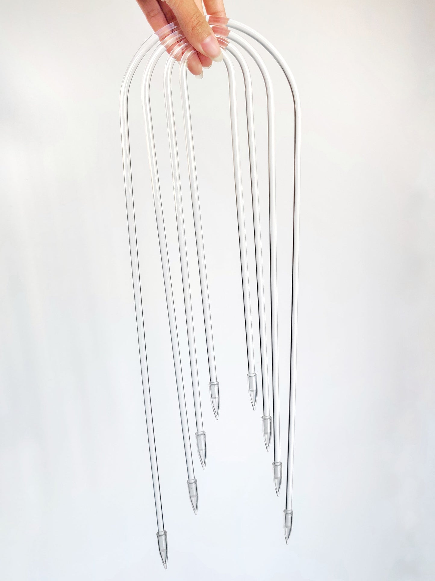 U-Shaped Trellis - Super Clear, Removeable Anchors The Plant Puddle