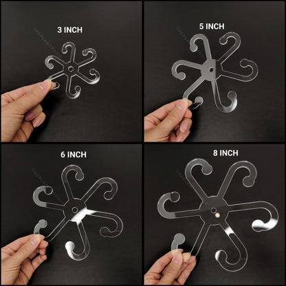 Plant Stem Holder - 6 Arms For Supporting Petioles The Plant Puddle