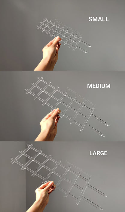 Fence Lattice Plant Trellis - Super Clear Acrylic The Plant Puddle