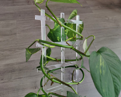 Fence Lattice Plant Trellis - Super Clear Acrylic The Plant Puddle